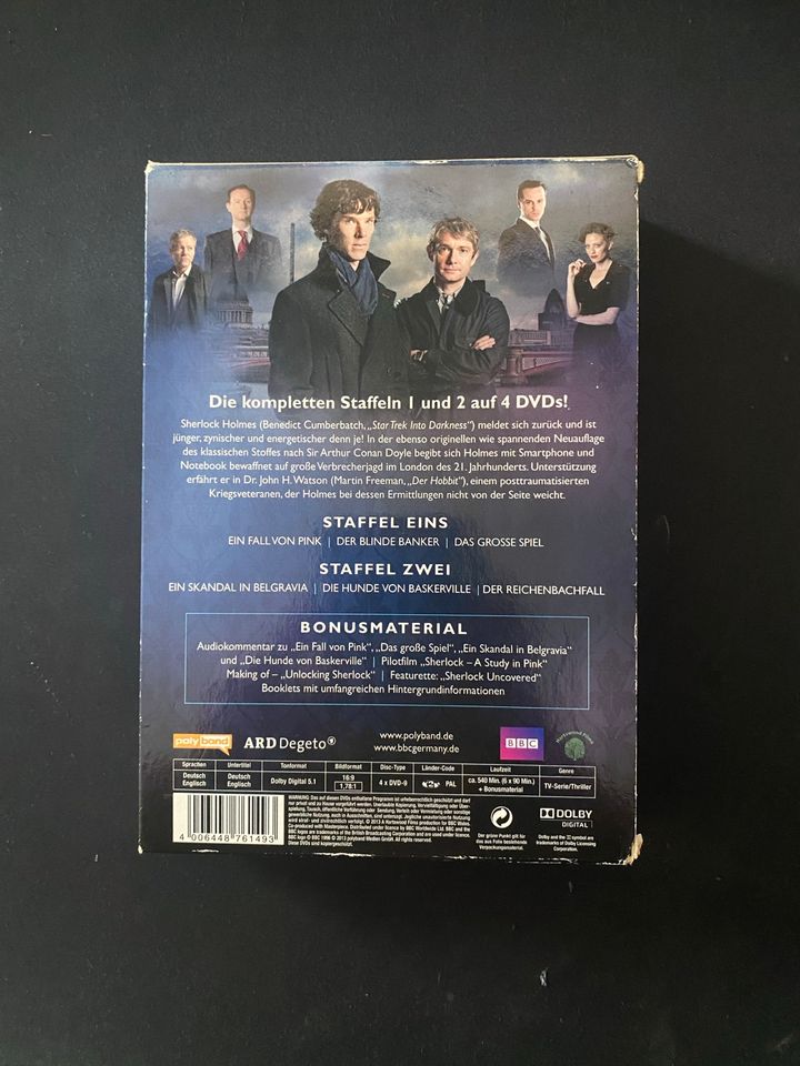 Sherlock Staffel 1 + 2 | DVD in Harsefeld