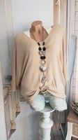 NEU Feinstrick Tunika hell beige Pullover 38 40 42 Italy Nordrhein-Westfalen - Mönchengladbach Vorschau