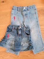 Jeansrock und Hose Set Gr.92 Mädchen Saarland - Wallerfangen Vorschau