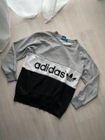 Adidas Pullover Sweatshirt schwarz grau weiß mit Logo XS Nordrhein-Westfalen - Geseke Vorschau