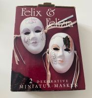 Miniatur - Masken - Felix und Felizia - OVP - Deko Baden-Württemberg - Bad Krozingen Vorschau