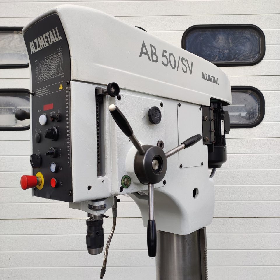 Säulenbohrmaschine Ständerbohrmaschine Alzmetal AB50SV , AB 50 SV in Wallscheid