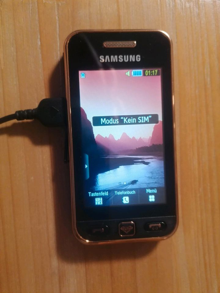 Samsung Handy GTS5230 Black Gold Sonderedition in Schmelz