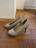 Glitzer Pumps / High Heels Silber - Emilia Shoes Duisburg - Duisburg-Mitte Vorschau