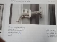 NEU Sicherheitsbeschläge 5 Stck. Einbruchschutz für Fenster Schleswig-Holstein - Itzstedt Vorschau