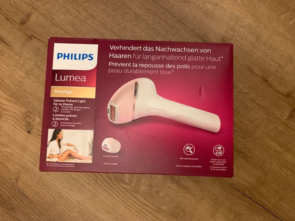 philips lumea prestige IPL gerät Haarentfernung in Hamburg