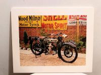 Schönes Oldtimer Bild aus Holz Motorrad Deko Poster Köln - Ehrenfeld Vorschau