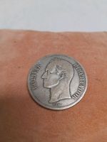 Silbermünze 5 Bolivar Venezuela 1919 Bayern - Fürstenfeldbruck Vorschau