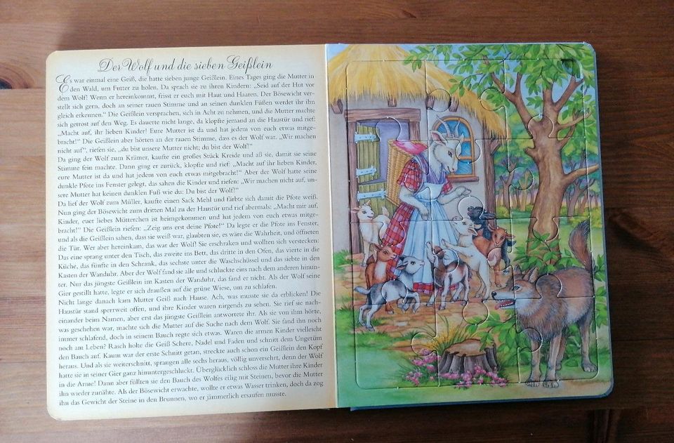 Puzzle-Buch, "Märchen" in Waldheim
