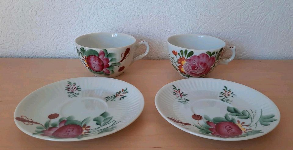 AW Ostfriesen Rose Tasse Untertasse in Bargteheide