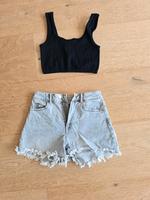h&m kurze Jeans grau, Gr. 34 Eimsbüttel - Hamburg Niendorf Vorschau
