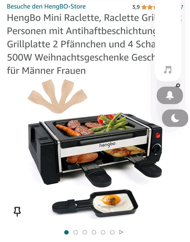 Raclette Grill (2 Personen), NUR ABHOLUNG in Karlsruhe