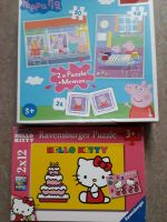 2 Puzzle Peppa Wutz Pig + Memory, 2 Puzzle Hello Kitty Thüringen - Gotha Vorschau