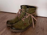 Rieker Damenstiefel grün gefüttert Gr. 42 Niedersachsen - Langelsheim Vorschau