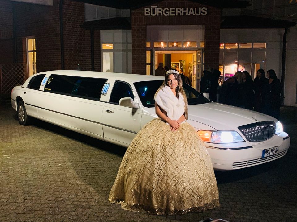 Stretchlimousine Limousine Mieten Hochzeit JGA Geburtstag  Party in Münster-Hafen
