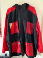 Vintage ahoj Jacke Übergangsjacke mit Kapuze Gr. XL rot schwarz Hessen - Lampertheim Vorschau