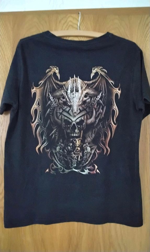 T-shirt Gr.M ,,Dragon,,schwarz Top in Hundsbach