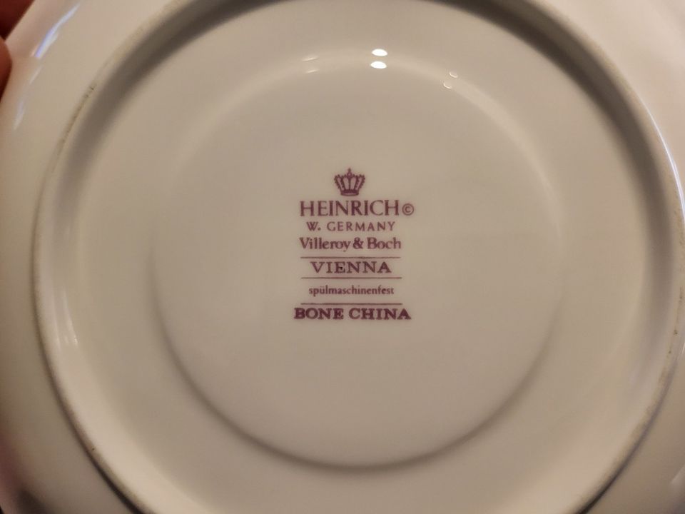 Villeroy & Boch Vienna Suppentasse mit Unterteller in Hünxe