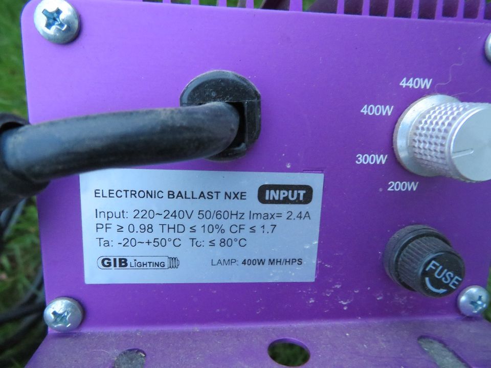 Lumatek elektronisches Vorschaltgerät, dimmbar, 400W, in Herbertingen