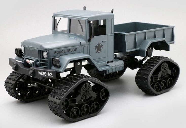 Reo M35 mit Ketten 1:16 Grau 4x4 4WD 2.4GHz RC LKW Truck OVP NEU in Cottbus