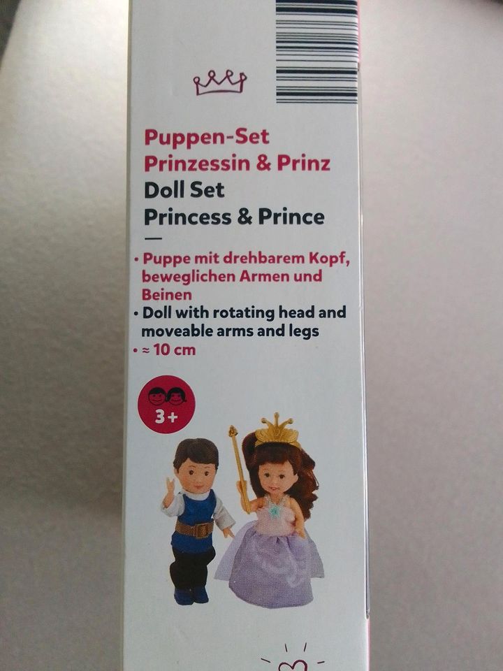 Puppen Set Prinzessin und Prinz in Rosenberg