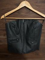 Korsett Off Shoulder Schulterlos Top Leder H&M Bremen - Vegesack Vorschau