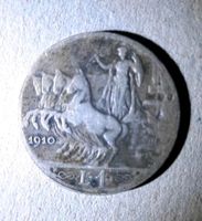 Münze; eine L.1 (eine Lira) italienische Silbermünze Lingen (Ems) - Darme Vorschau
