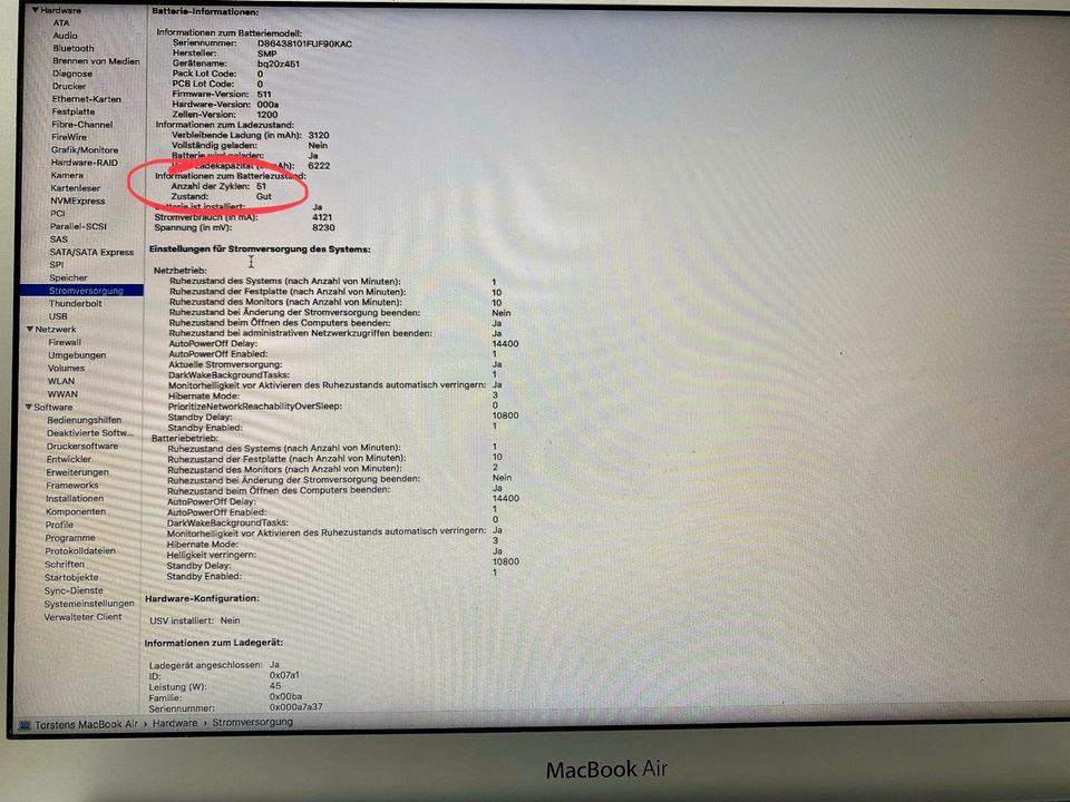 MacBook Air 13“ A1466 - 1,40 GHz Intel Core i5, wie neu in Erding