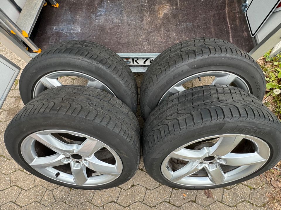 4x komplett Räder Audi SR Alu 255 45R19 104Y Pirelli PZERO, in Oberasbach