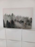 Bild Leinwand 90x60cm "Tannen im Nebel" Baden-Württemberg - Langenargen Vorschau