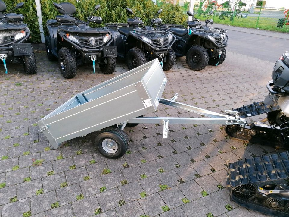 Quad ATV Rasenmäher Anhänger ATV Smart 1208 kippbar zGG 300kg