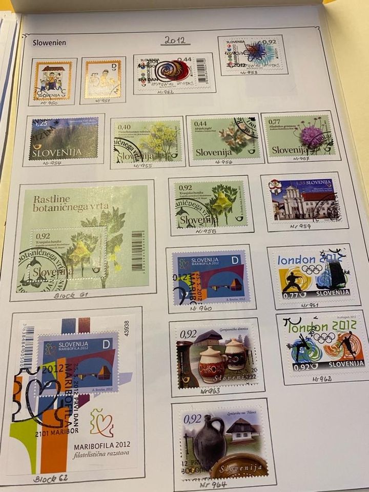 Briefmarkensammlung Slowenien in Altenkirchen