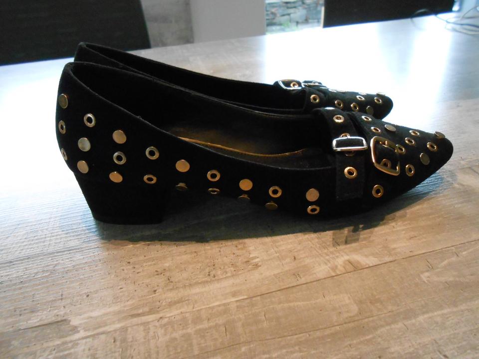 Halbschuhe Primadonna collection schwarz – gold  Gr. 39  NEU USA in Neuwied