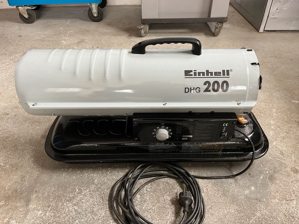 Einhell DHG 200 Heißluftgenerator Diesel mit Thermostat in Tapfheim