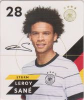 DFB Team Card EM 2020 28 Leroy Sané mit Autpgramm Baden-Württemberg - Eppelheim Vorschau