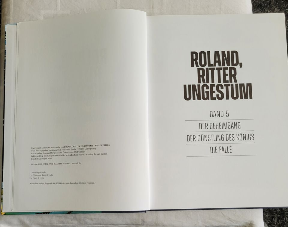 Roland Ritter Ungestüm Band 5 Cross Cult 2022 Nr. 13 + 14 + 15 in Wiesbaden