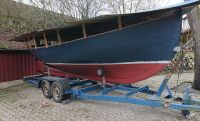 Motorboot, Arbeitsboot, Holzboot inkl. Trailer Niedersachsen - Steinhorst Vorschau