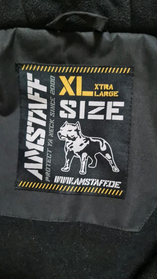 Amstaff Jacke Schwarz XL Size Neuwertig in Rüsselsheim