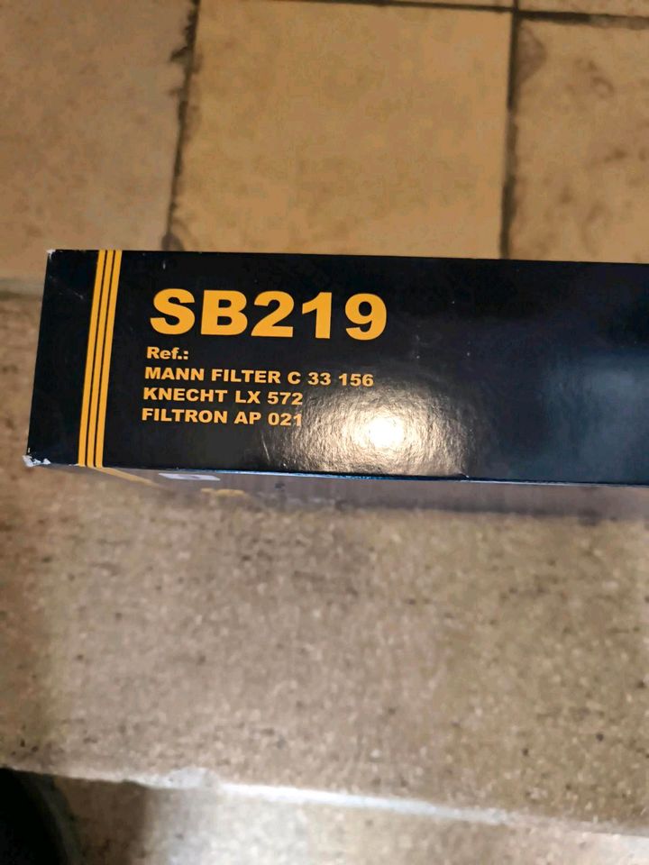 Luftfilter Filter SCT SB219 für Citroen BX Break C5 Fiat Scudo La in Weinsberg