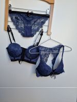 Hunkemöller Unterwäsche transparent blau corsage Spitzen bh S 75a Saarland - Saarlouis Vorschau