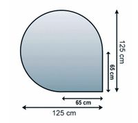 ⭐️Glasbodenplatte Funkenschutzplatte Tropfenform Kaminofen Nordrhein-Westfalen - Bad Salzuflen Vorschau