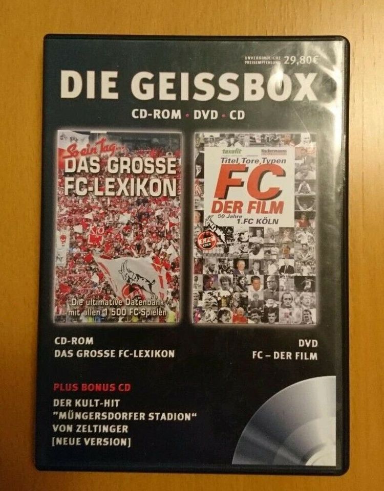 DIE GEISSBOX: FC - der Film auf DVD sowie FC - das Lexikon auf CD in Köln