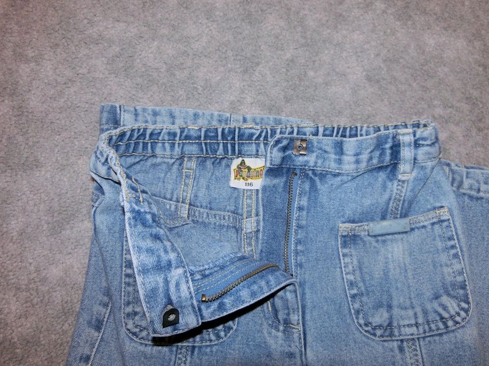 Vintage Hose Jeans lang 116 blau Jungen Mädchen Papagino in Dettingen an der Iller