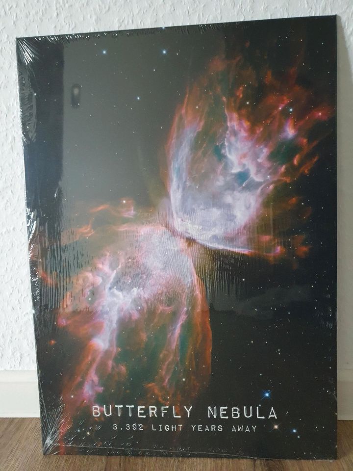 Displate - Butterfly Nebula (Käfer-Nebel) - Größe M in Schlat