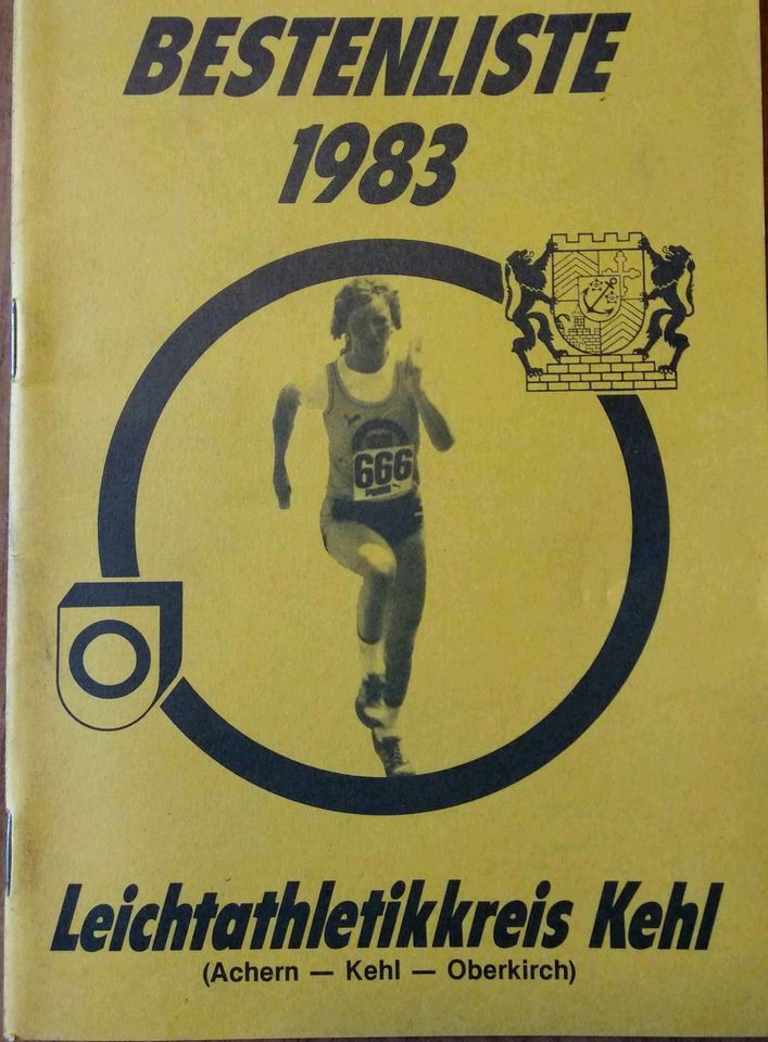 Bestenliste 1983 Leichtathletikkreis Kehl in Willstätt