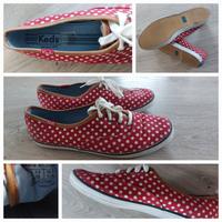 Keds Damen Sneaker Gr. 38 Polka Dots Punkte rot Schnürschuhe Münster (Westfalen) - Centrum Vorschau