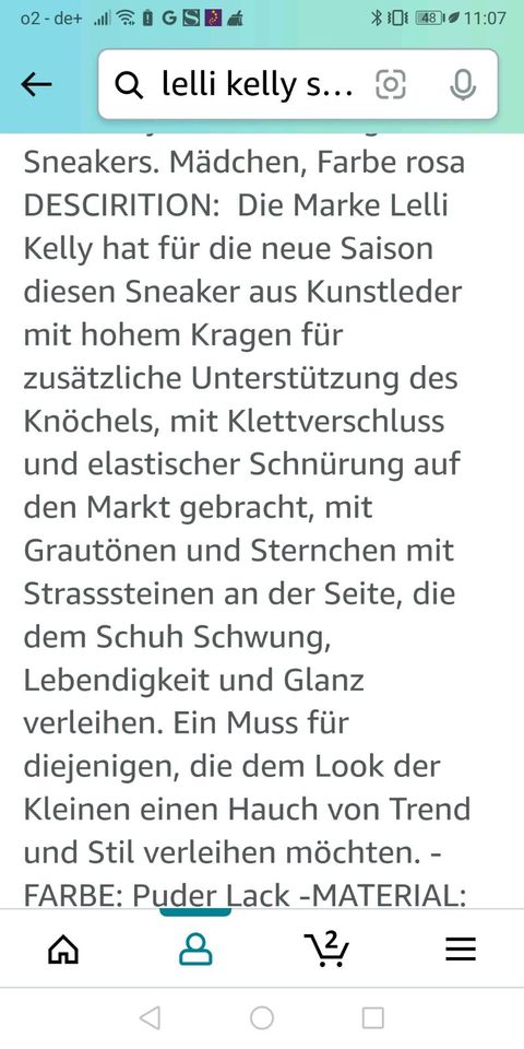 Sneaker Mädchen Klett in Unna