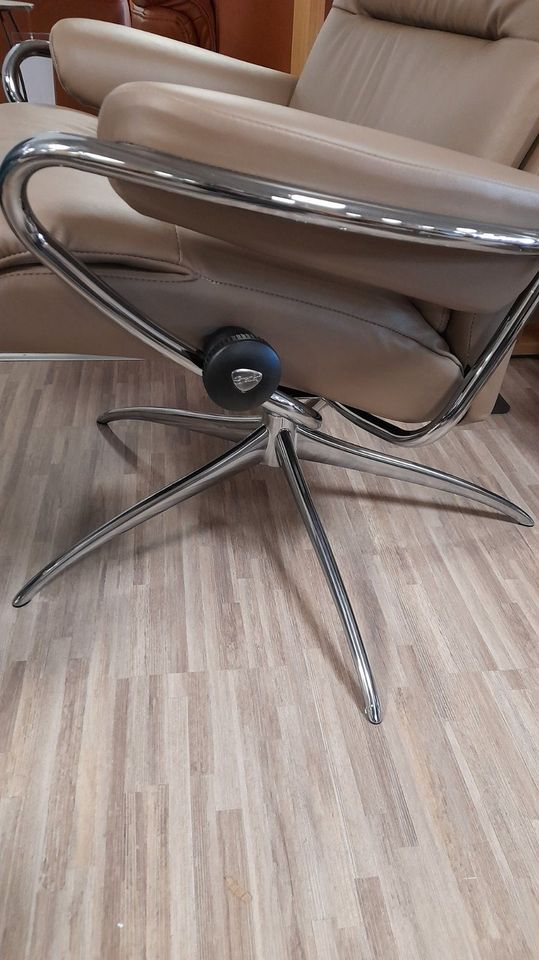 Stressless Sessel inkl. Hocker Tokyo Paloma Funghi Star Chrom in Kaiserslautern