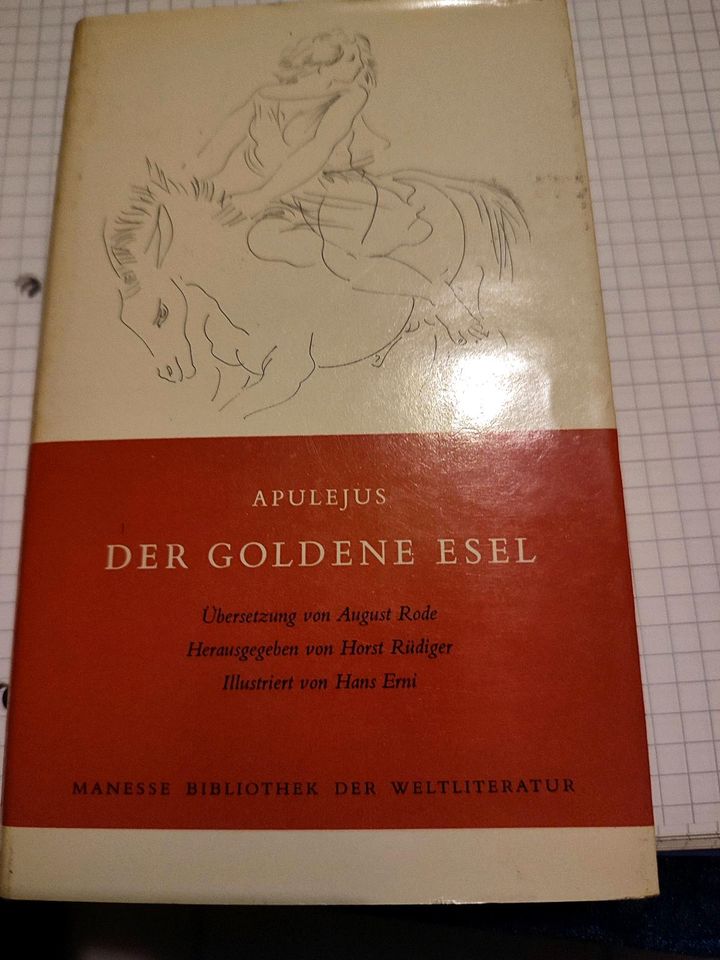 Der Goldene Esel Apulejus Manesse Bibliothek in Süderbrarup