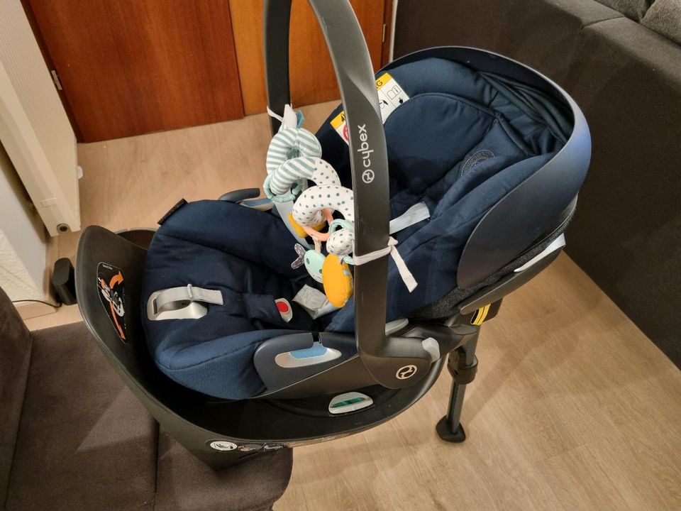 Cybex Babyschale PLATINUM Z i Size mit Isofixstation drehbar in Plate